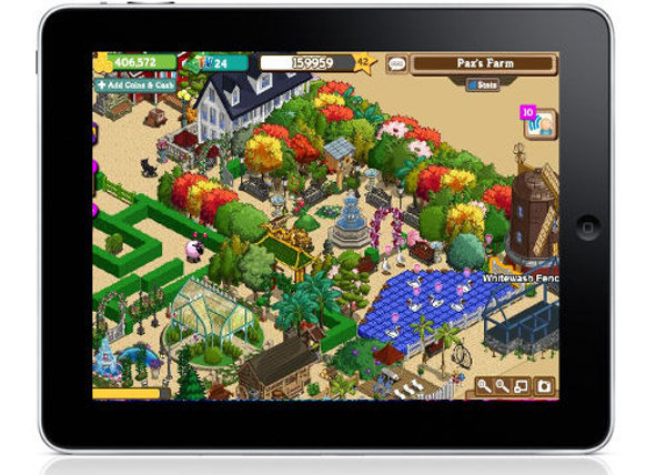 FarmVille llega al iPad