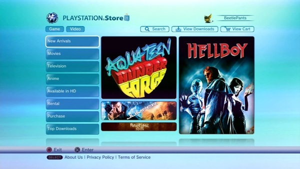 PlayStation 3 VideoStore, ya está abierto el servicio online de venta y alquiler de pelí­culas