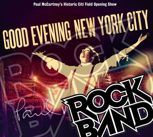 Rock Band, Paul McCartney tendrá tres temas descargables a partir de enero