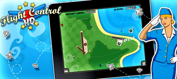 Apple iPad, Flight Control HD es la primera aplicación en 3D para el tablet