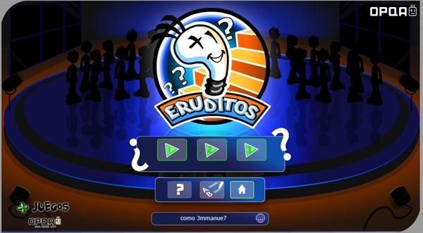 OPQA Eruditos, un juego gratuito de preguntas al estilo Buzz para jugar por  Internet –