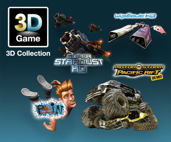 PS3, Ya están disponibles los primeros juegos en 3D para PlayStation 3