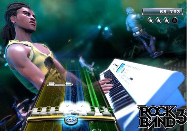 E3 2010, Rock Band 3 ahora con teclado y un modo para aprender a tocar instrumentos reales