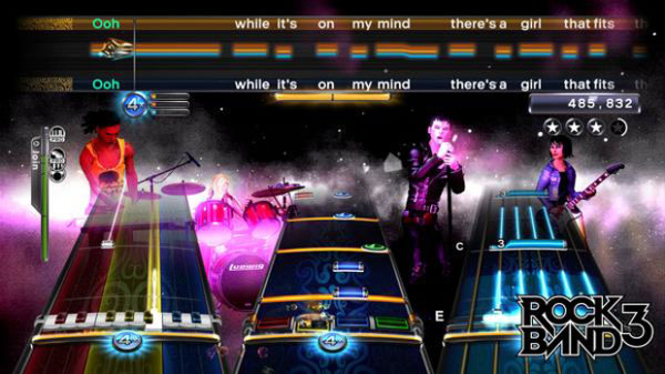 Rock Band 3, un ví­deo desvela cómo será el nuevo modo Pro, con instrumentos reales