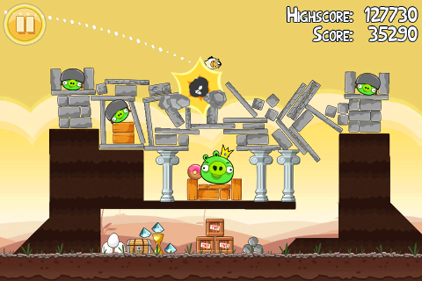 Angry Birds, EA distribuye el juego Angry Birds