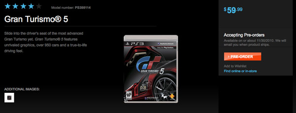 Gran Turismo 5, 30 de noviembre es la fecha provisional de lanzamiento