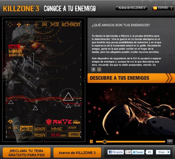 Killzone facebook