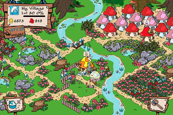 The Smurfs, los Pitufos vuelven en un juego para iPhone que lleva 10 millones de descargas