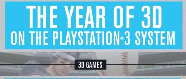 Juegos en 3D, habrá más de 30 juegos en 3D para PlayStation 3 a finales de año