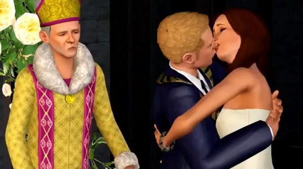 Boda real del Prí­ncipe Guillermo y Kate Middleton, Los Sims 3 parodian la boda real