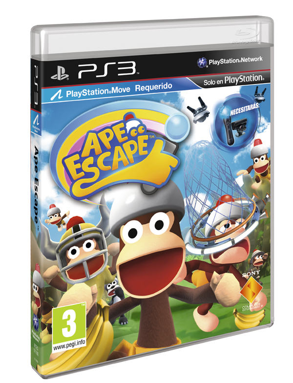 Ape Escape, el juego de acción para PlayStation 3 ya está a la venta