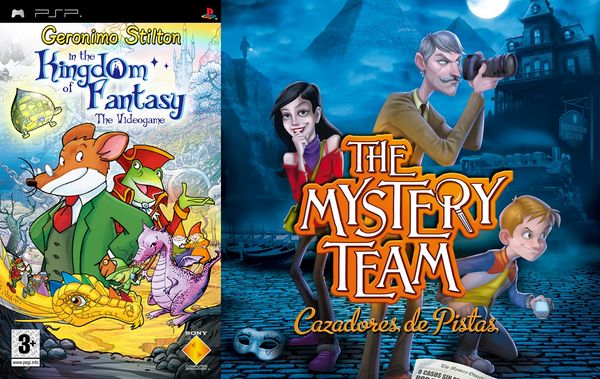 Nuevos Geronimo Stilton El Reino de la Fantasí­a: El Videojuego y The Mystery Team para PSP