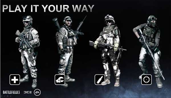 Battlefield 3, desvelan nuevas caracterí­sticas sobre sus opciones