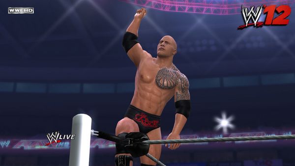 WWE 12, el luchador The Rock gratis para todos los que reserven el juego de lucha WWE 12