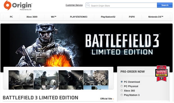 Battlefield 3, acceso a la beta si se reserva en Origin