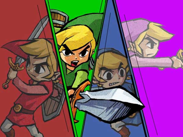 Zelda: Four Swords, juego gratis para la Nintendo 3DS