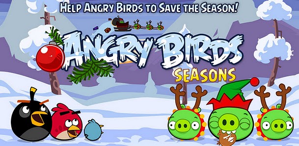 angry birds seasons actualizacion navideña para Android y iPhone 