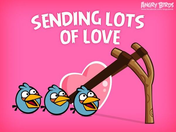 Los Angry Birds aterrizan en Facebook por San Valentí­n