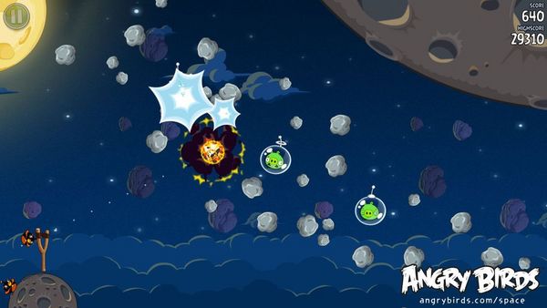 Angry Birds Space alcanza los 10 millones de descargas en tres dí­as